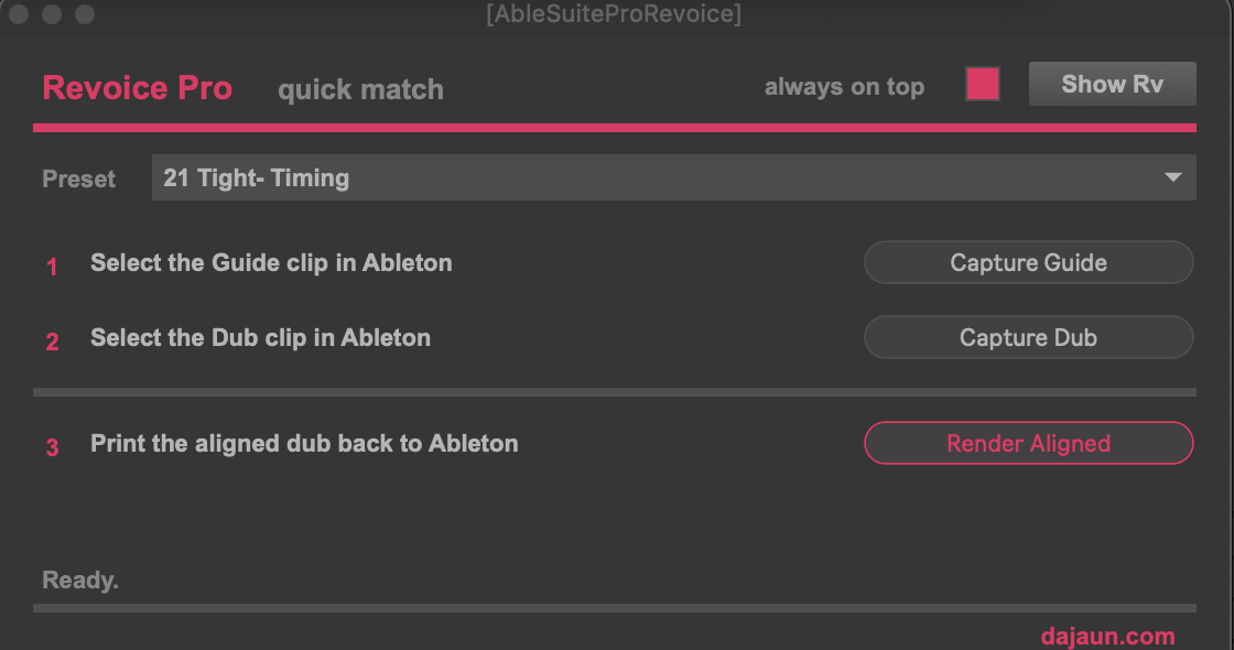 AbleSuite Pro — Revoice Pro window